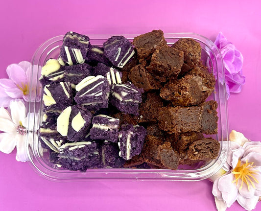 Mixed Ube & Chocolate Mini Bites